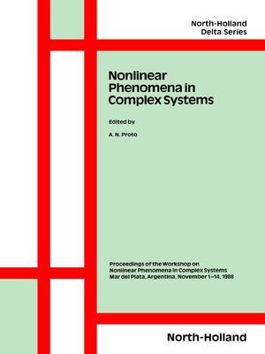 cover image of Nonlinear Phenomena in Complex Systems